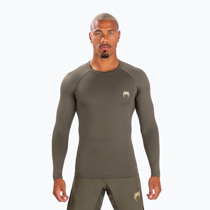 Pánsky chránič Rashguard s dlhým rukávom Venum Contender khaki