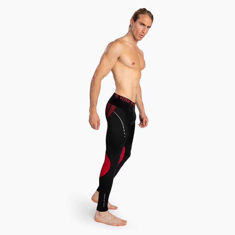 Venum pánske legíny Adrenaline Spats black/red 2