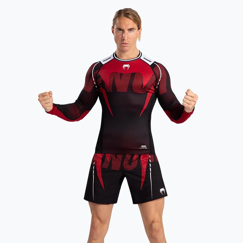 Pánsky longsleeve Venum Adrenaline Rashguard black/red