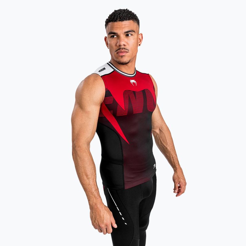 Pánske tielko Venum Adrenaline Rashguard black/red