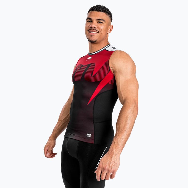 Pánske tielko Venum Adrenaline Rashguard black/red 4