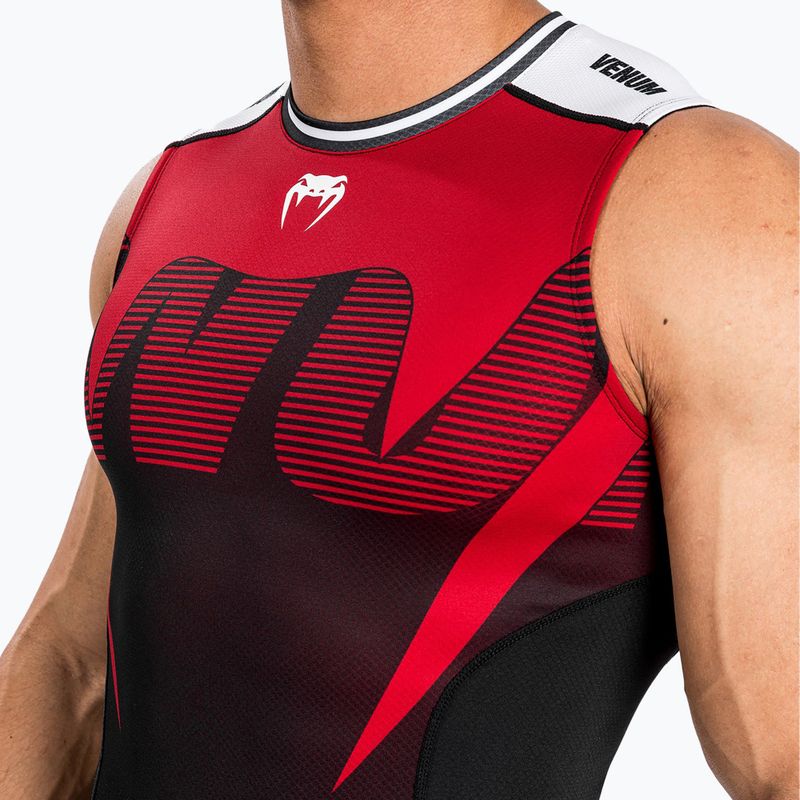 Pánske tielko Venum Adrenaline Rashguard black/red 5