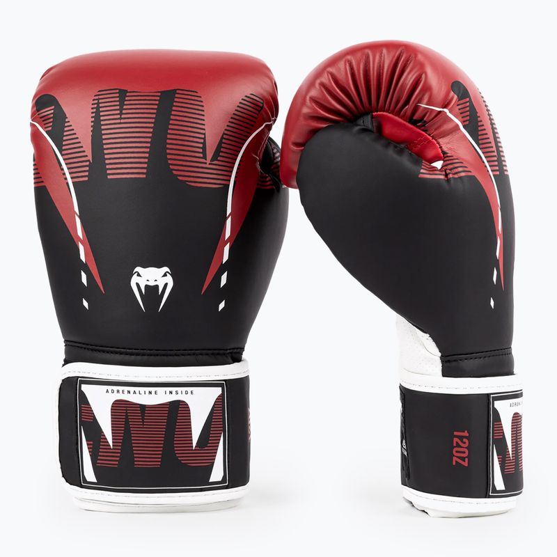 Boxerské rukavice Venum Adrenaline Boxing black/red 2