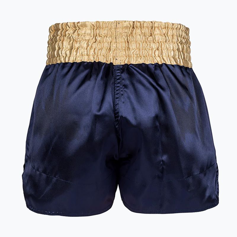 Pánske tréningové šortky Venum Classic Muay Thai navy/gold 2