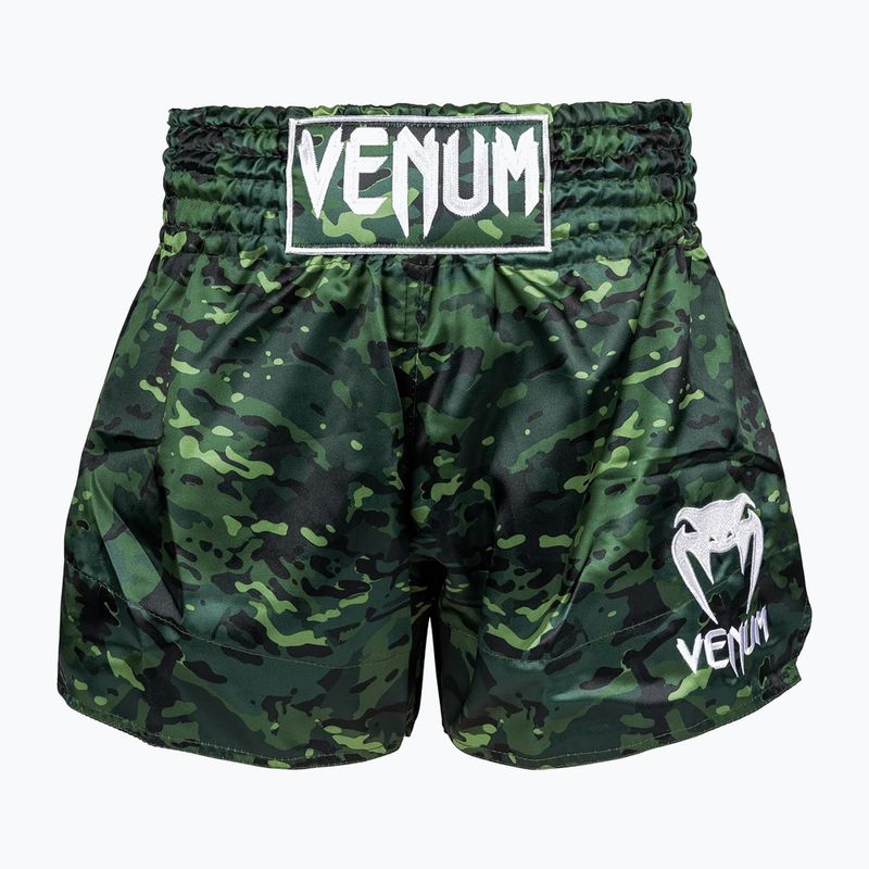 Pánske tréningové šortky Venum Classic Muay Thai black/forest camo