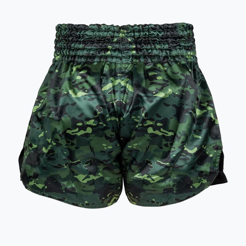 Pánske tréningové šortky Venum Classic Muay Thai black/forest camo 2