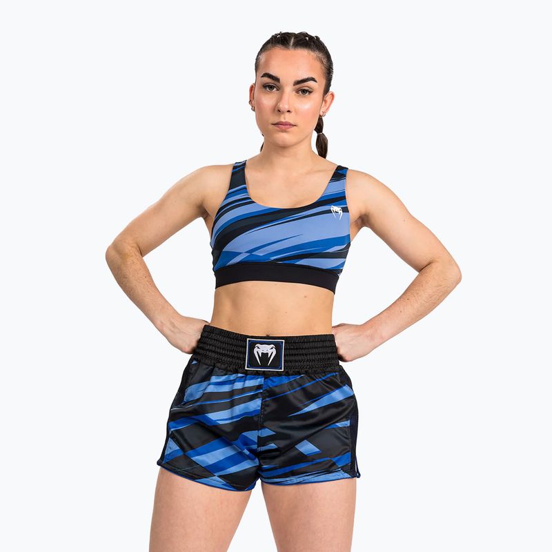 Dámske tréningové šortky Venum Abyss Muay Thai  shadow blue 2