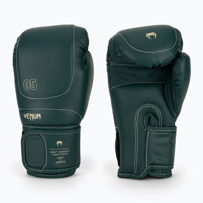 Pánske boxerské rukavice Venum Impact Evo 16 OZ emerald green