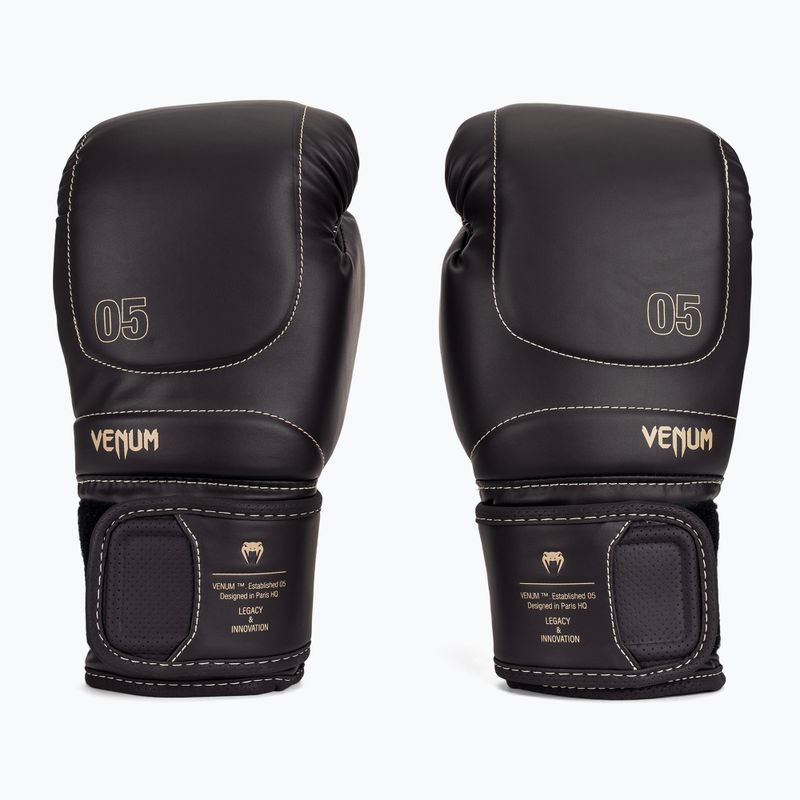Pánske boxerské rukavice Venum Impact Evo 14 OZ chocolate 2