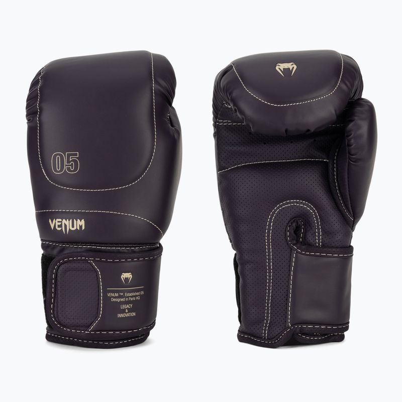 Pánske boxerské rukavice Venum Impact Evo deep purple