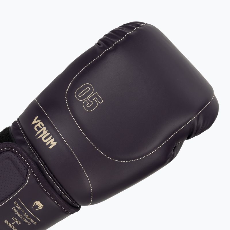 Pánske boxerské rukavice Venum Impact Evo deep purple 5