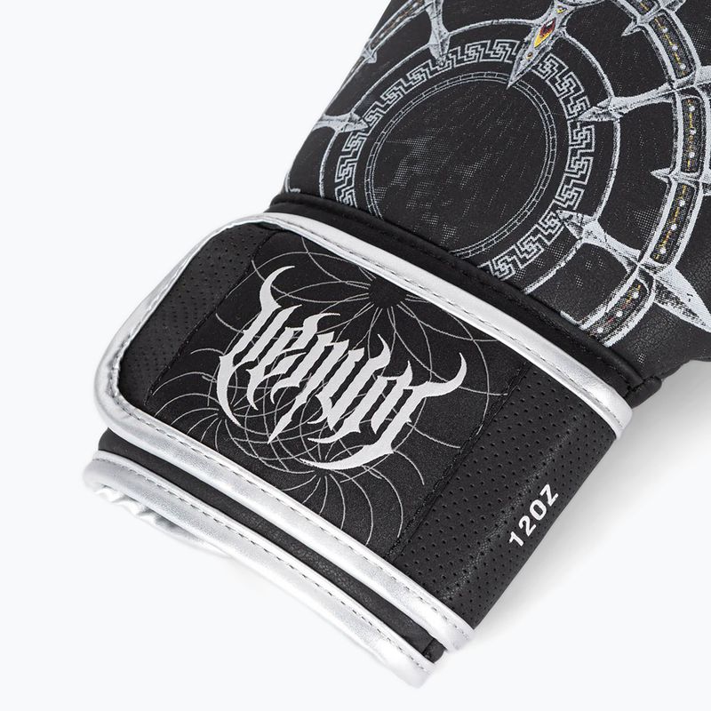 Boxerské rukavice Venum Gladiator 5.0 black/silver 6