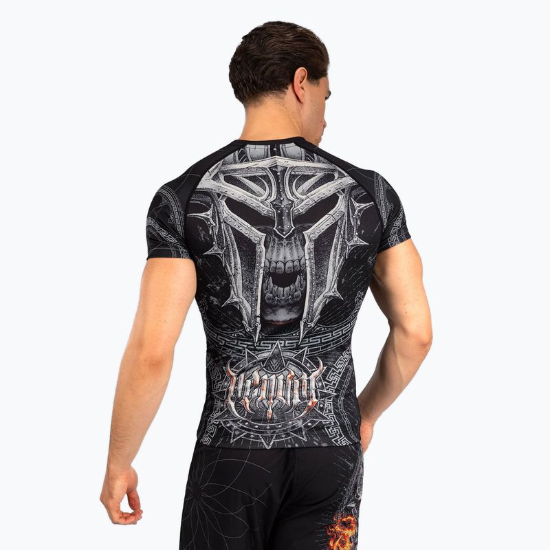 Venum Gladiator 5.0 Pánsky chránič na chrbát s krátkym rukávom black/silver 2