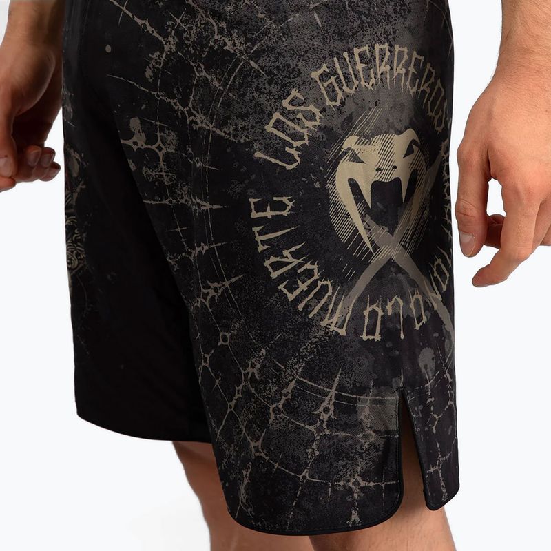 Pánske tréningové šortky Venum Santa Muerte 5.0 Men’S Fight Shorts deep black/gold 7