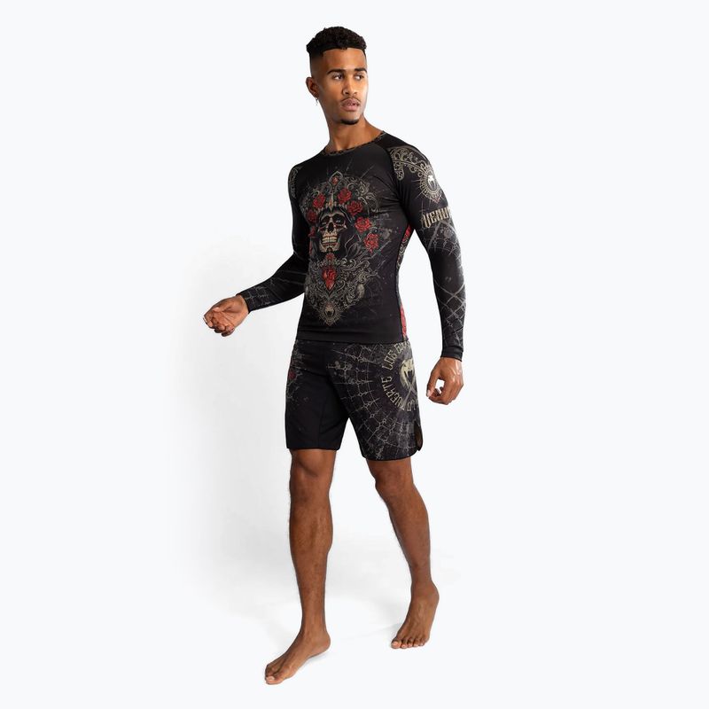 Venum Santa Muerte 5.0 Pánsky chránič na chrbát s dlhým rukávom deep black/gold 2