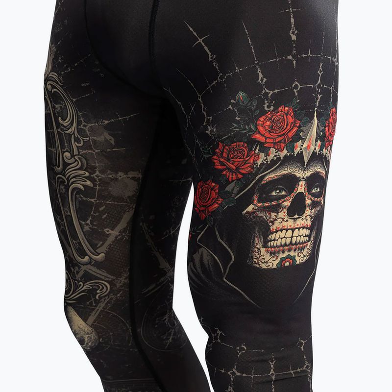 Pánske tréningové legíny Venum Santa Muerte 5.0 Men's Spats deep black/gold 6