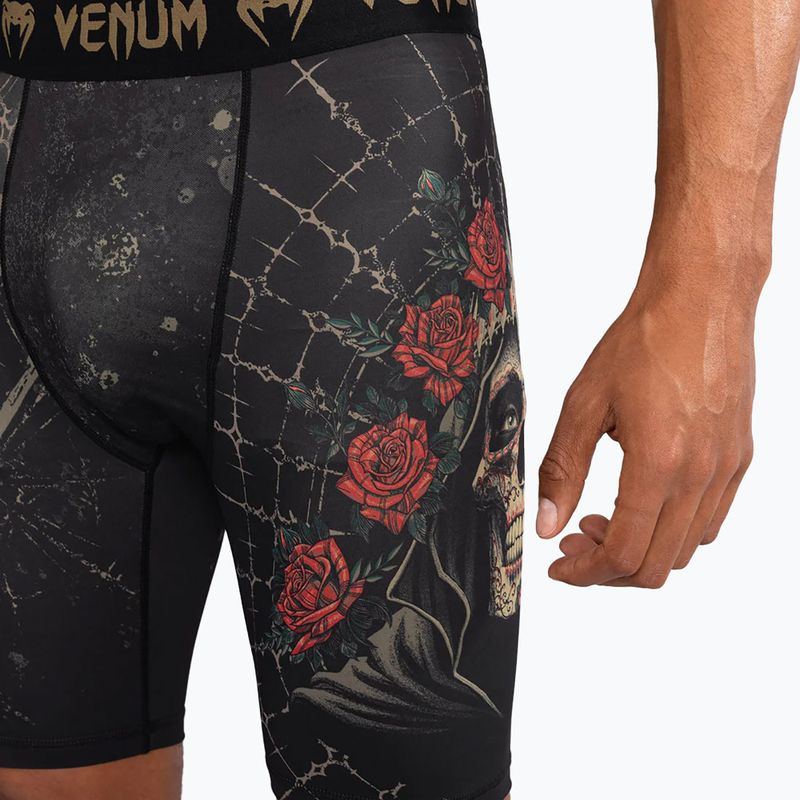 Pánske tréningové šortky Venum Santa Muerte 5.0 Men’S Vale Tudo Shorts deep black/gold 6