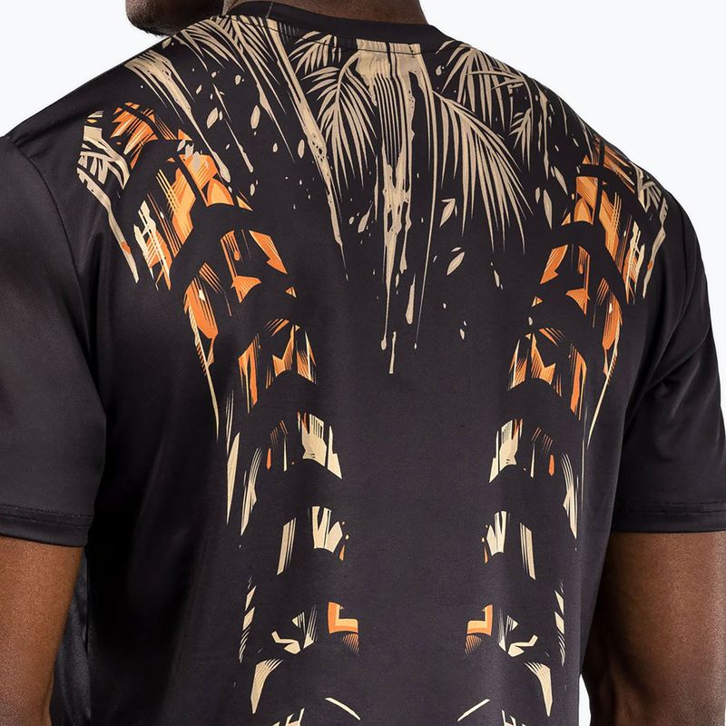 Venum Tiger Pánske tričko Dry Tech T-Shirt black/neon orange 5