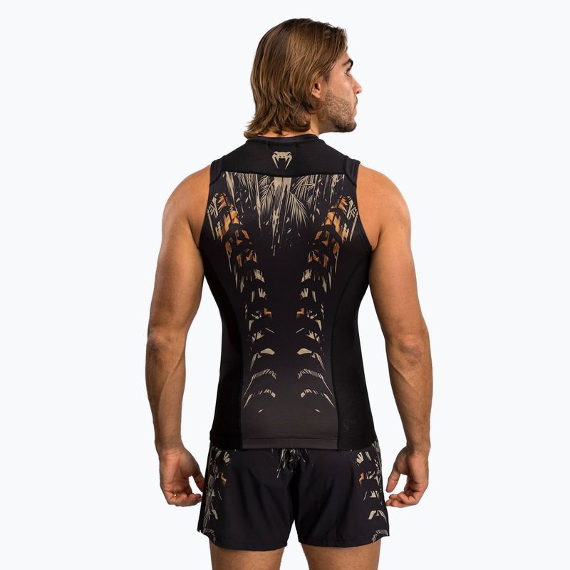 Venum Tiger Pánske tielko bez rukávov Rashguard black/neon orange 2