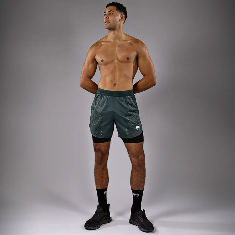 Pánske tréningové šortky Venum Technical 3.0 Training forest green 2