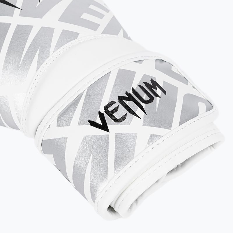 Detské boxerské rukavice Venum Contender 1.5 XT biele/strieborné 3