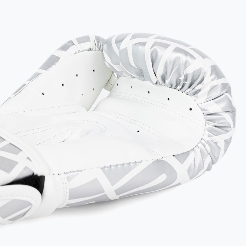 Detské boxerské rukavice Venum Contender 1.5 XT biele/strieborné 4