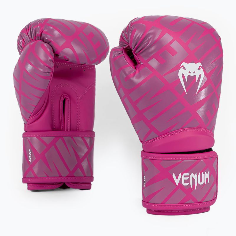 Detské boxerské rukavice Venum Contender 1.5 XT white/pink 2
