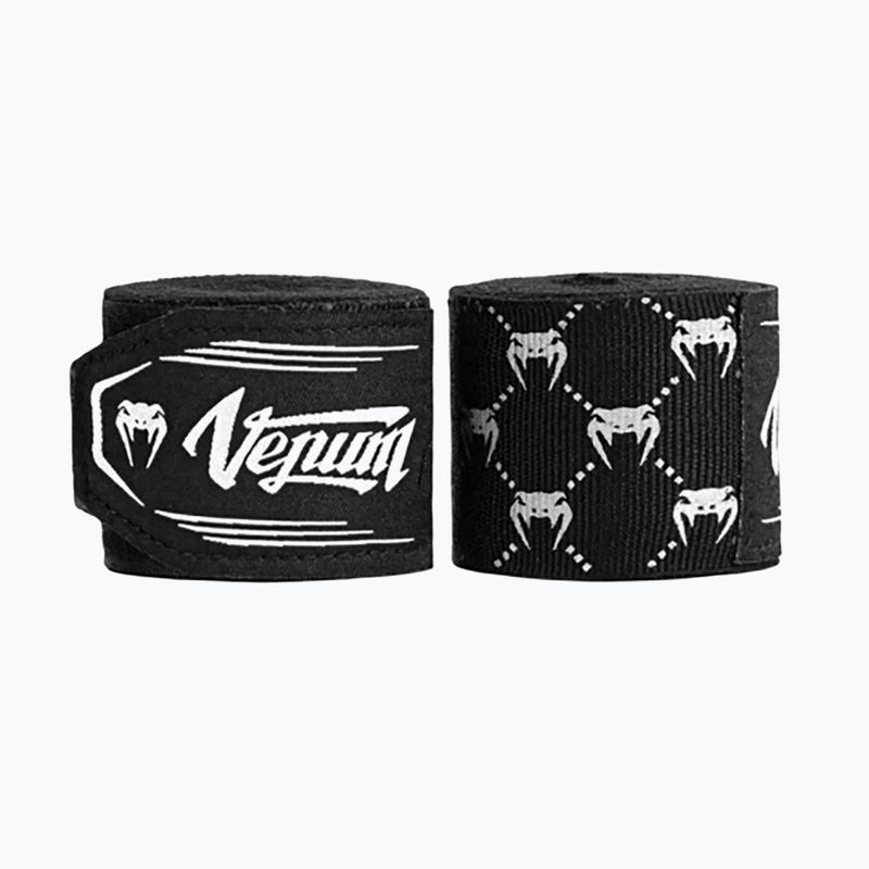 Boxerské bandáže Venum Hand Wraps čierna/biela