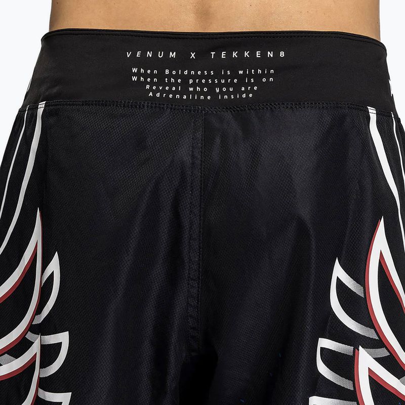 Pánske tréningové šortky Venum X Tekken 8 - Jin Kazama Fight Shorts blue/black/white 6