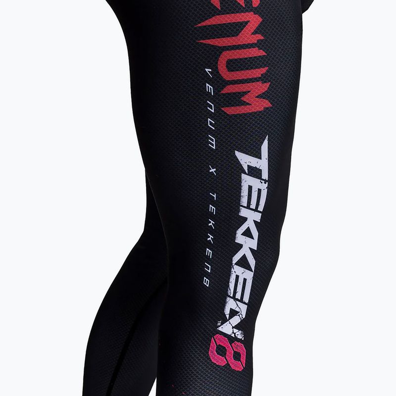 Pánske tréningové legíny Venum X Tekken 8 - Marshall Law Spats black/red/gold 7