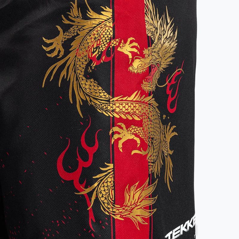 Pánske tréningové šortky Venum X Tekken 8 - Marshall Law Fight Shorts black/red/gold 6