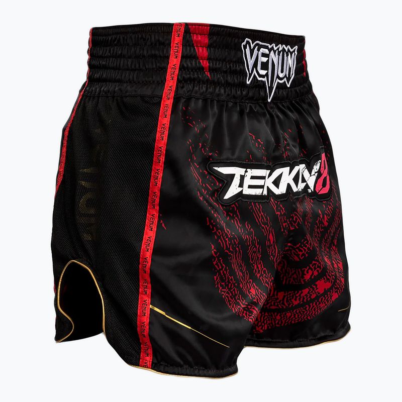 Pánske tréningové šortky Venum X Tekken 8 - Marshall Law Muay Thai Shorts black/red/gold 3