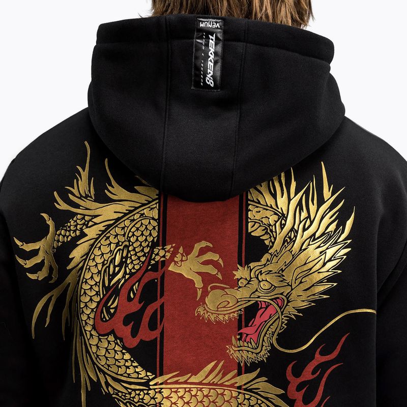 Pánska mikina Venum X Tekken 8 - Marshall Law Hoodie black/red/gold 7