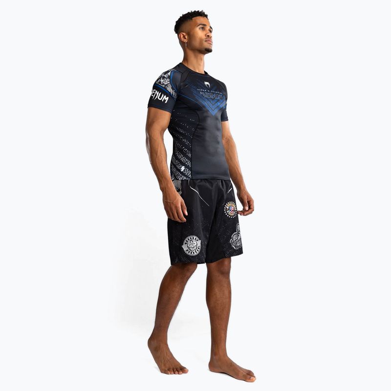 Venum X Tekken 8 pánsky Rashguard - Paul Phoenix Rashguard black/blue 2