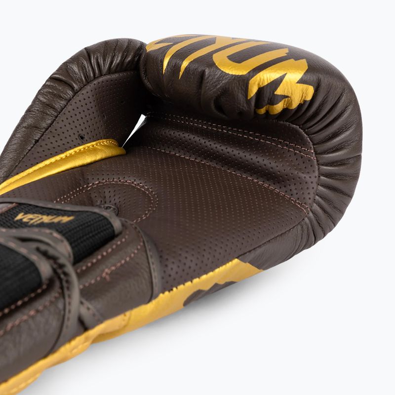 Boxerské rukavice Venum Reverso Boxing chocolate/gold 7