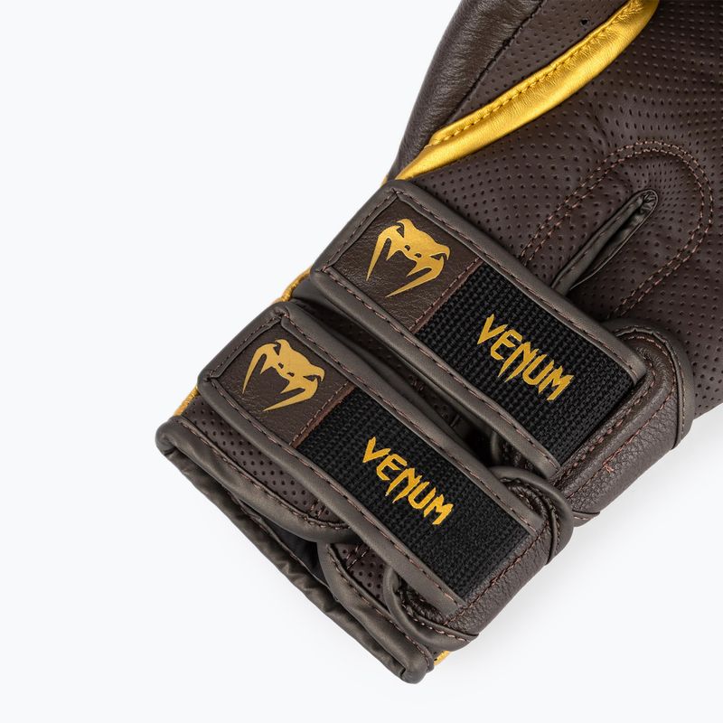 Boxerské rukavice Venum Reverso Boxing chocolate/gold 8