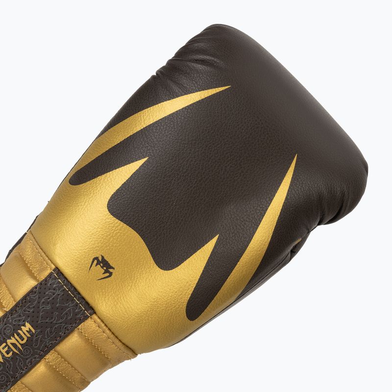 Boxerské rukavice Venum Reverso Boxing chocolate/gold 5