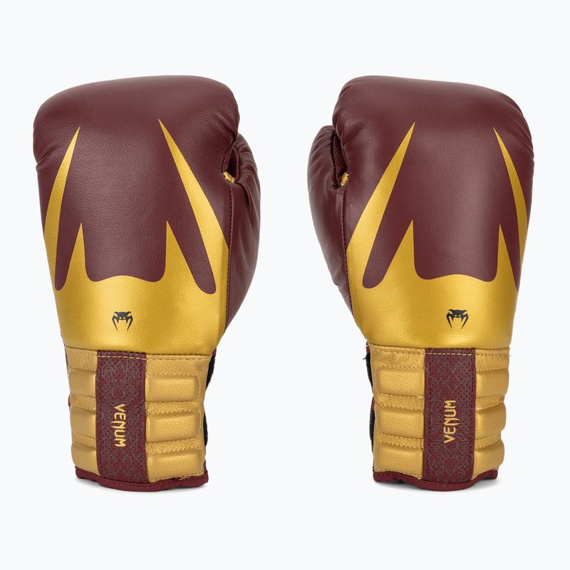 Boxerské rukavice Venum Reverso Boxing red/gold 2