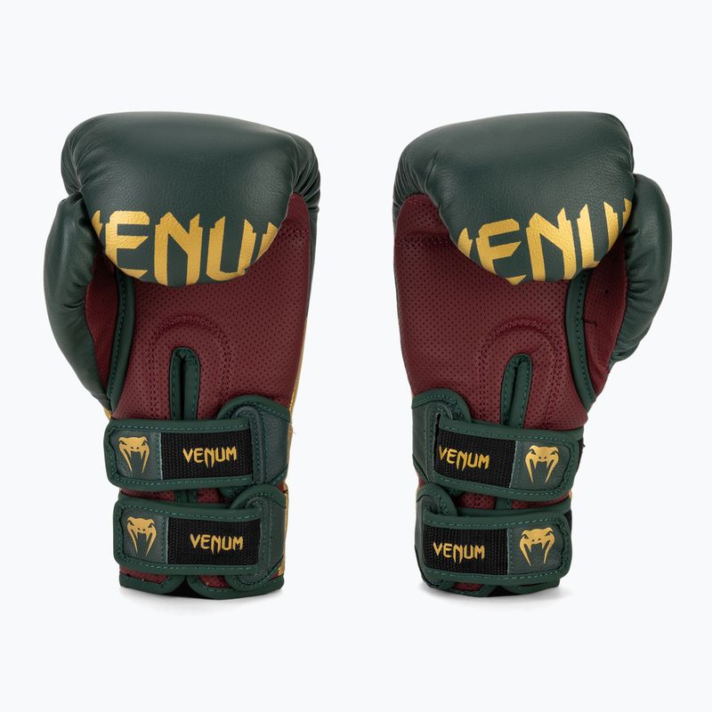 Boxerské rukavice Venum Reverso Boxing green/gold 4