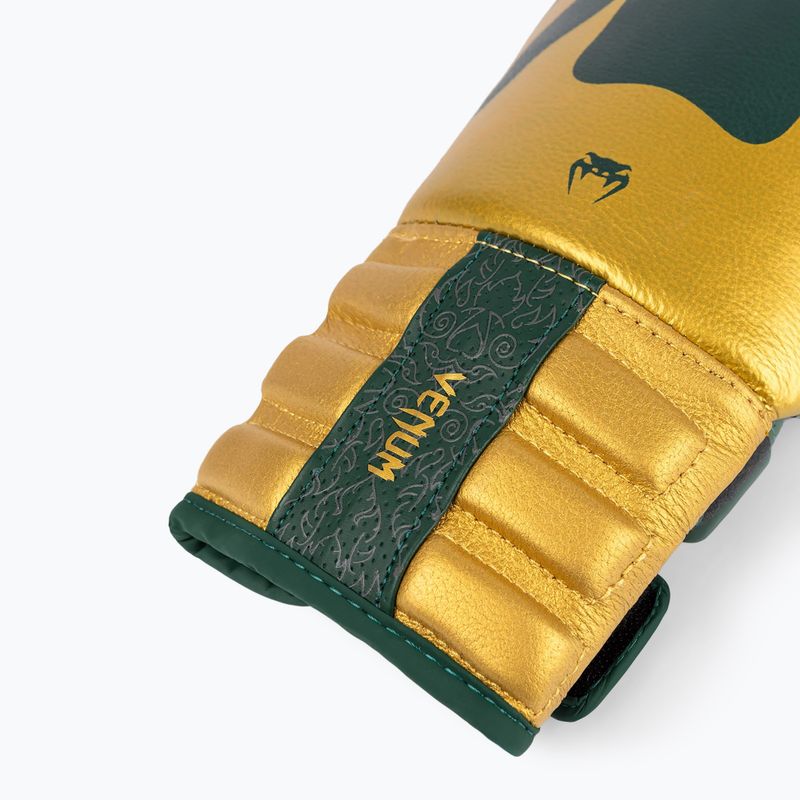 Boxerské rukavice Venum Reverso Boxing green/gold 5