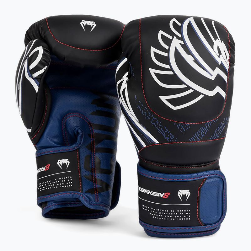 Boxerské rukavice Venum X Tekken 8 - Jin Boxing rukavice blue/black/white