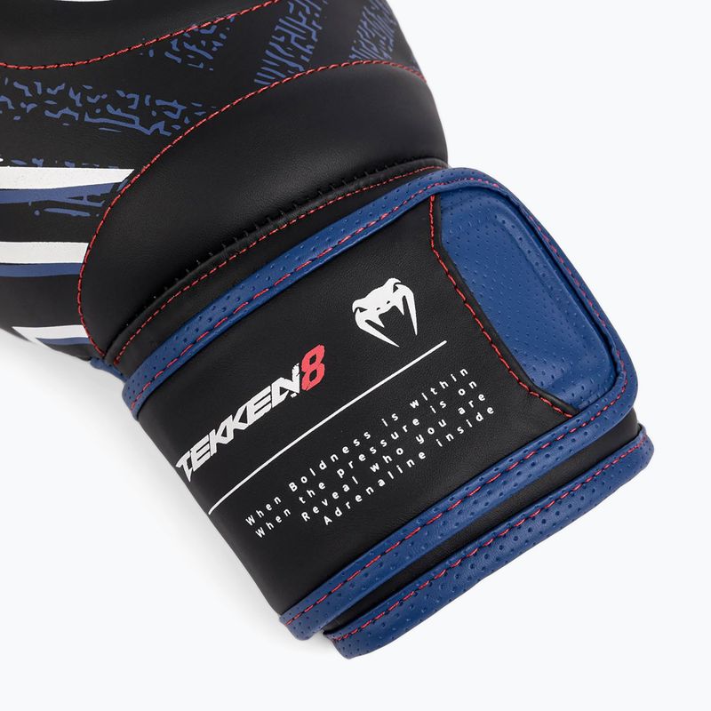 Boxerské rukavice Venum X Tekken 8 - Jin Boxing rukavice blue/black/white 6