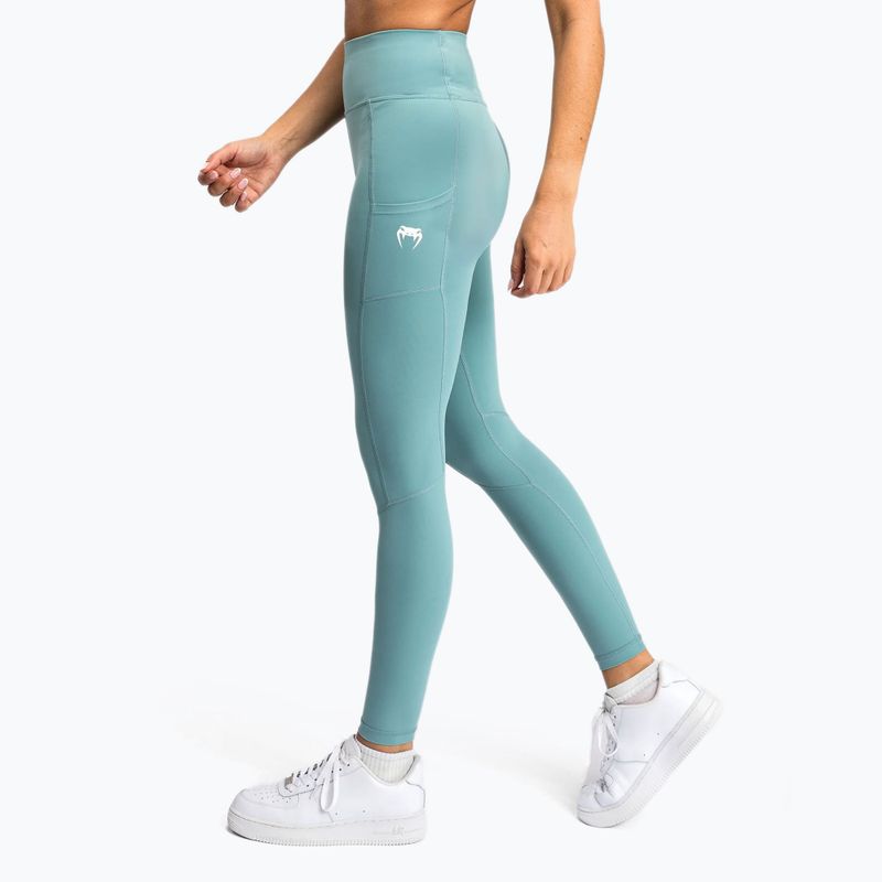 Venum Essential Performance dámske tréningové legíny aqua green 5