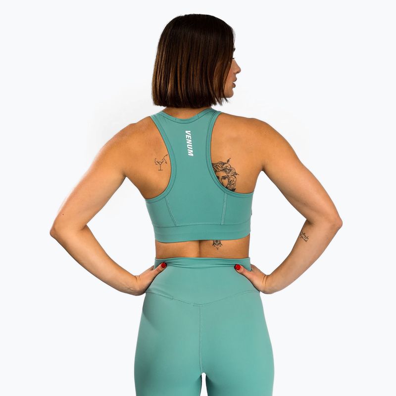 Športová tréningová podprsenka Venum Essential Medium Impact aqua green 3