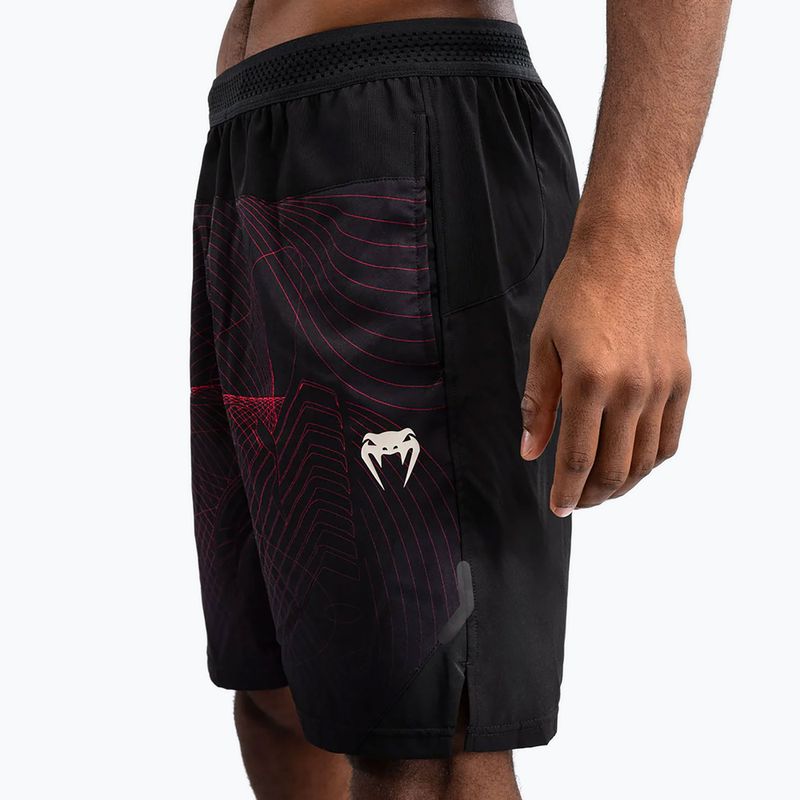 Pánske tréningové šortky Venum G-Fit Air Men'S Training Shorts deep black/fire red 4