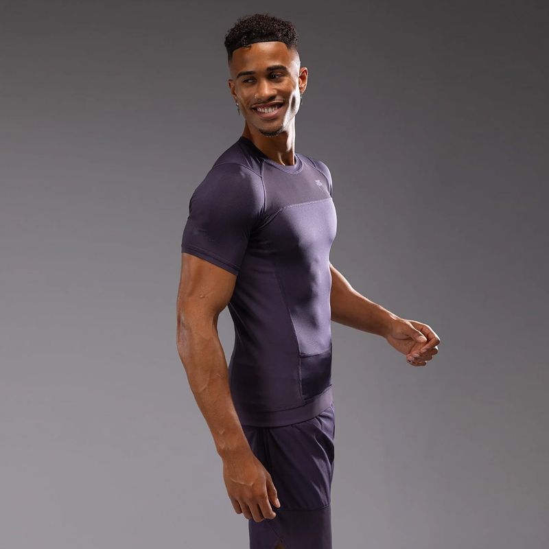 Pánske chrániče Venum G-Fit Air Rashguards deep purple 3