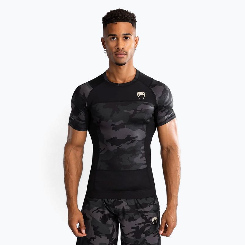 Venum G-Fit Air Pánske tričko s krátkym rukávom Rashguard digital urban camo 3