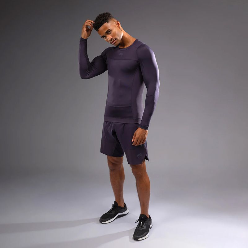 Pánsky rashguard longsleeve Venum G-Fit Air Rashguards deep purple 2