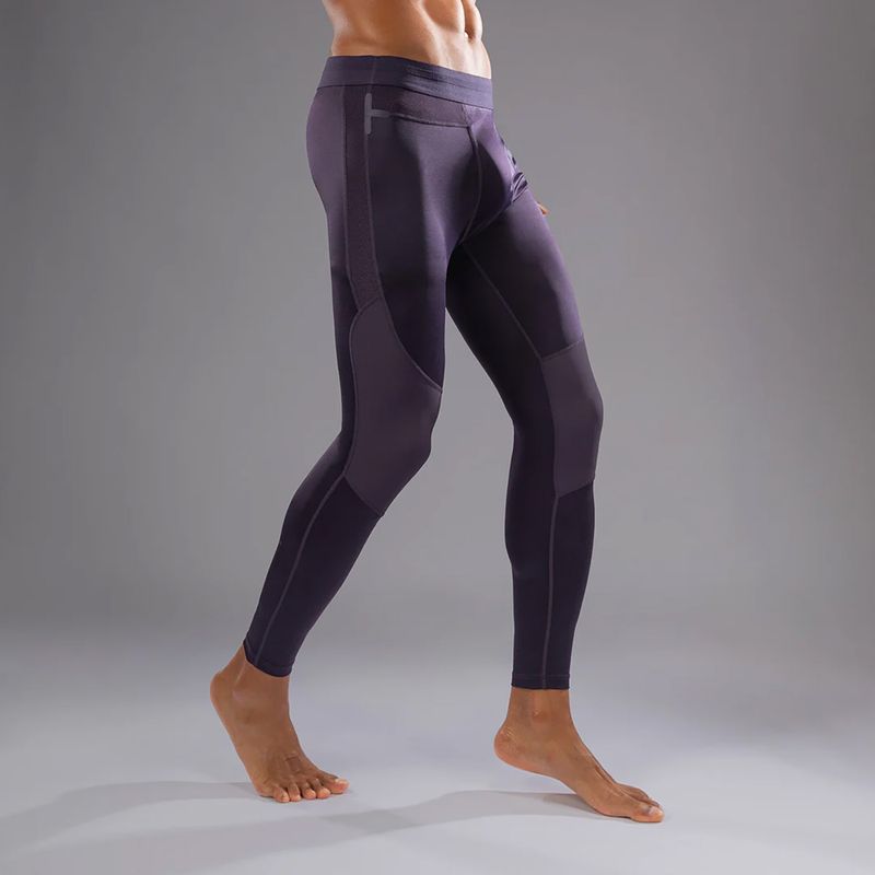 Pánske tréningové legíny Venum G-Fit Air Spats tmavo fialové 4