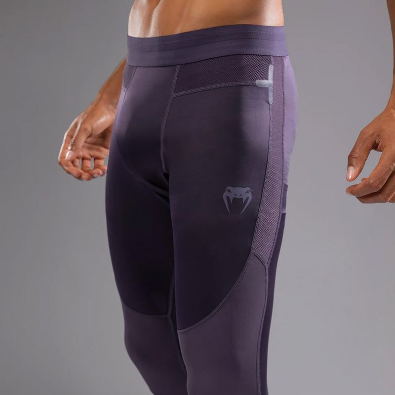 Pánske tréningové legíny Venum G-Fit Air Spats tmavo fialové 5